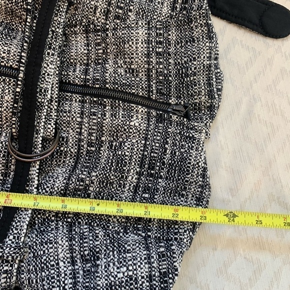 Akris Punto Zip Up Tweed Belted Jacket Size 10 - Picture 7 of 8